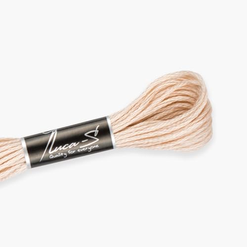 Premium Stickgarn Luca-S, 100 % Gizeh-Baumwolle, Oeko TEX zertifizierte Baumwollgarn, 404 / DMC 948 / Anchor 1011 Premium Stickgarn Luca-S, 100 % Gizeh-Baumwolle, Oeko TEX zertifizierte Baumwollgarn, 404 / DMC 948 / Anchor 1011 von Luca-S