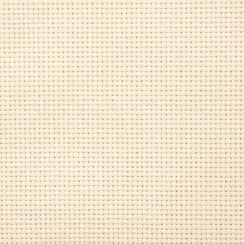 Zweigart Aida-Kreuzstich-Set, Stoff, 14 Karat, cremefarben, 264 (100 x 100 cm), Kreuzstichstoff, Stickleinwand für Handarbeiten von Luca-S