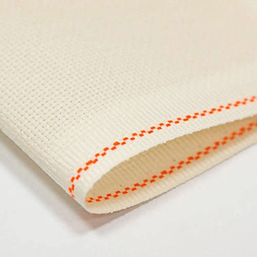 Zweigart Aida-Stoff, Fadenzahl 18, cremefarben (264), Kreuzstichstoff, Handarbeit (50 x 50 cm) Zweigart Aida-Stoff, Fadenzahl 18, cremefarben (264), Kreuzstichstoff, Handarbeit (50 x 50 cm) von Luca-S