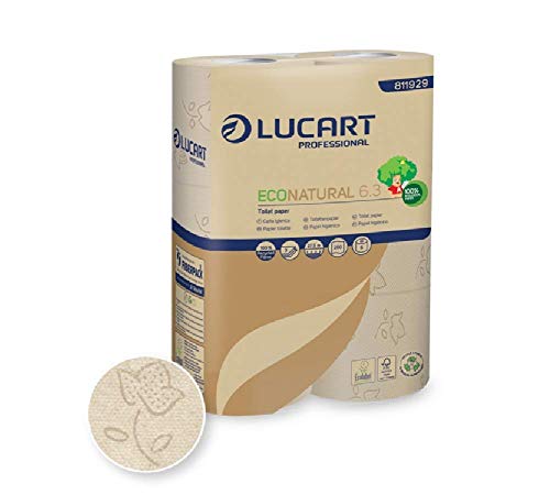 Lucart Toilettenpapier EcoNatural 250 Blatt, 3-lagig, 30 Rollen, 10 x 11 cm, 5 x 6 Ro, geprägt, EU-Ecolabel 811929 Lucart Toilettenpapier EcoNatural 250 Blatt, 3-lagig, 30 Rollen, 10 x 11 cm, 5 x 6 Ro, geprägt, EU-Ecolabel 811929 von Lucart EcoNatural