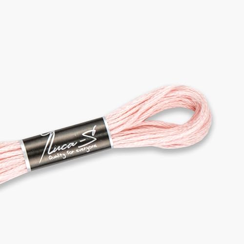 Premium Stickgarn Luca-S, 100 % Gizeh-Baumwolle, Oeko TEX zertifizierte Baumwollgarn, 23 / DMC 818 / Anchor 24 Premium Stickgarn Luca-S, 100 % Gizeh-Baumwolle, Oeko TEX zertifizierte Baumwollgarn, 23 / DMC 818 / Anchor 24 von Luca-S