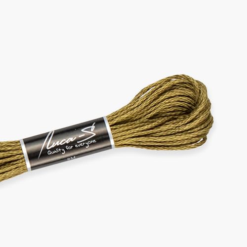 Premium Stickgarn Luca-S, 100 % Gizeh-Baumwolle, Oeko TEX zertifizierte Baumwollgarn, 319 / DMC 611 / Anchor 855 Premium Stickgarn Luca-S, 100 % Gizeh-Baumwolle, Oeko TEX zertifizierte Baumwollgarn, 319 / DMC 611 / Anchor 855 von Luca-S