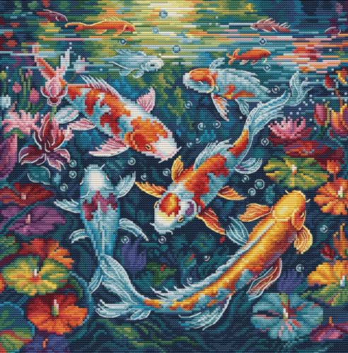Luca-S Kreuzstich Stickpackung Das Aquarium Zählmuster Luca-S Kreuzstich Stickpackung Das Aquarium Zählmuster von Luca-S