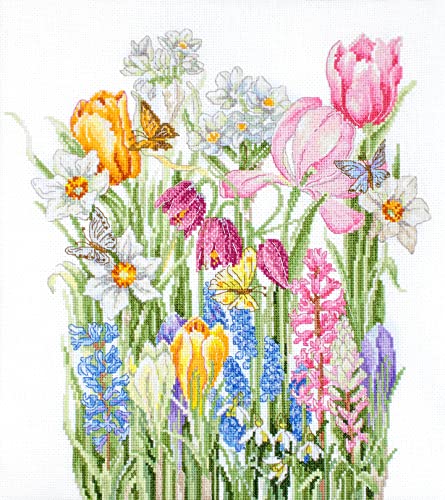 Luca-S Kreuzstich Set März Blumenstrauß, Zählmuster, 28x30cm Luca-S Kreuzstich Set März Blumenstrauß, Zählmuster, 28x30cm von Luca-S