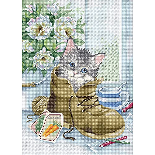 Luca-S Kreuzstich Set Süßes Kätzchen, Zählmuster, 23x32cm Luca-S Kreuzstich Set Süßes Kätzchen, Zählmuster, 23x32cm von Luca-S