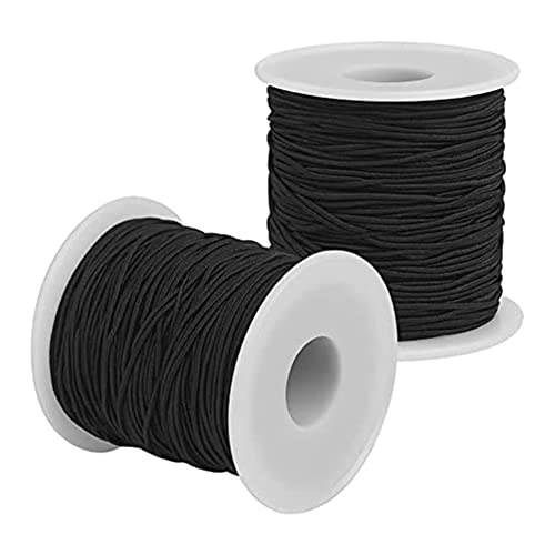 Lucaser Elastische Schnur, Schwarz, Elastische Kordel, 1,2 Mm, Insgesamt 109 Yards, für die Herstellung Von Armbändern, Zur Herstellung Von Schmuck, Halsketten, Perlenstickerei Lucaser Elastische Schnur, Schwarz, Elastische Kordel, 1,2 Mm, Insgesamt 109 Yards, für die Herstellung Von Armbändern, Zur Herstellung Von Schmuck, Halsketten, Perlenstickerei von Lucaser