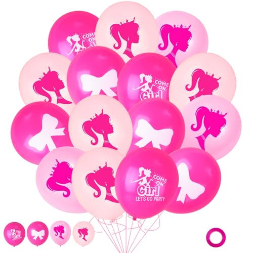 38 Stück Prinzessin Luftballons Geburtstag Deko Madchen Bar- Bie Rosa Helium Luftballon Geburtstagsdeko Barbi Princess Ballons Partyzubehör für Kindergeburtstag Themen Party Ballon Supplies Deko Girls 38 Stück Prinzessin Luftballons Geburtstag Deko Madchen Bar- Bie Rosa Helium Luftballon Geburtstagsdeko Barbi Princess Ballons Partyzubehör für Kindergeburtstag Themen Party Ballon Supplies Deko Girls von Luchild
