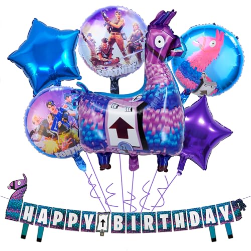 Balloon1 Luftballon Geburtstagsdeko Jungen- 7 Pcs Videospiel Girlande Geburtstag Deko Set mit Gamer Ballon Birthday Banner Folienballon für Kindergeburtstag Spielliebhaber Party Supplies Deko Balloon1 Luftballon Geburtstagsdeko Jungen- 7 Pcs Videospiel Girlande Geburtstag Deko Set mit Gamer Ballon Birthday Banner Folienballon für Kindergeburtstag Spielliebhaber Party Supplies Deko von Luchild