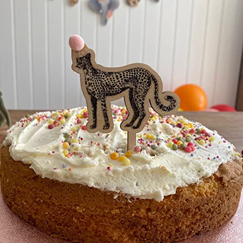 Tortenaufsatz aus Holz mit Gepardenmotiv, Kindergeburtstagsparty, Kuchendekoration, Taufe, Kuchendekoration, Dschungelsafari-Party Tortenaufsatz aus Holz mit Gepardenmotiv, Kindergeburtstagsparty, Kuchendekoration, Taufe, Kuchendekoration, Dschungelsafari-Party von Luck and Luck