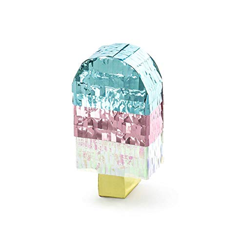 Mellilu Mini Pinata EIS zum Befüllen Partygeschenk Geburtstag 6x11,5x3,5 cm von LUCK