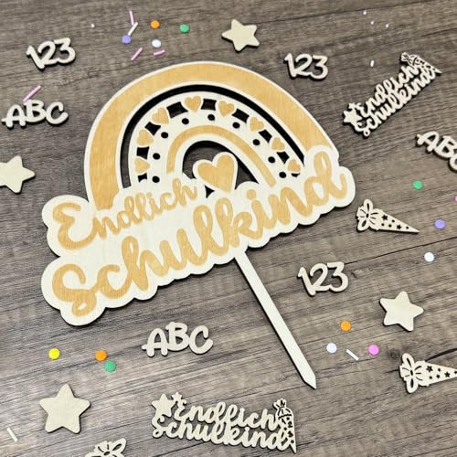 Cake Topper Einschulung von Luckeey