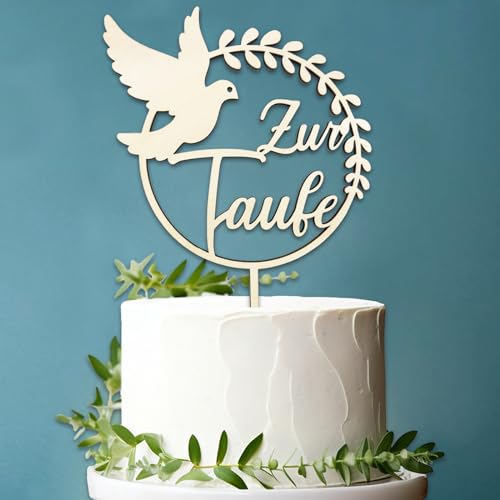 Cake Topper Taufe von Luckeey