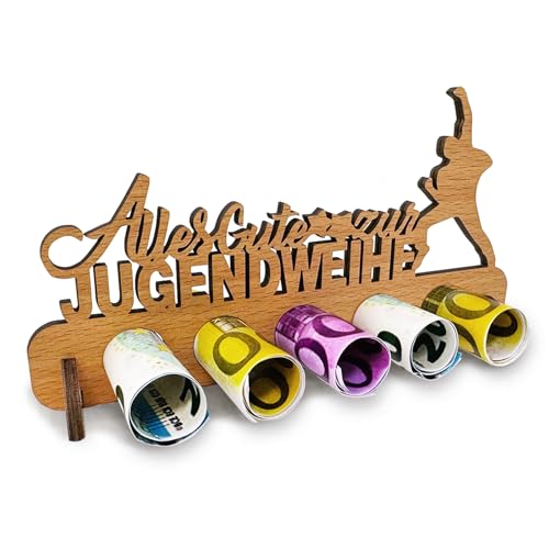 Geldgeschenk Jugendweihe, Holz Jugendweihe Geschenke, Alles Gute zur Jugendweihe Geldgeschenke, Jugendweihe Geschenke Mädchen und Jungen von Luckeey