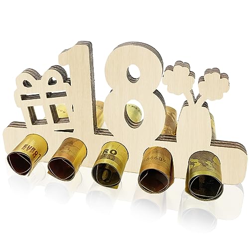 Luckeey Coole Geschenkideen 18 Geburtstag, 18. Geburtstag Geldgeschenk, Kreatives Geldgeschenke zum Jubiläum, Holz Geschenke für Freunde/Familie Luckeey Coole Geschenkideen 18 Geburtstag, 18. Geburtstag Geldgeschenk, Kreatives Geldgeschenke zum Jubiläum, Holz Geschenke für Freunde/Familie von Luckeey