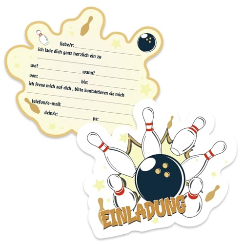 Lucktao 12 Bowling Einladungskarten Kindergeburtstag,Einladung zum Kinder Geburtstag Party für Jungen und Mädchen Geburtstagsfeier Geburtstagseinladungen,zum Kindergeburtstag mit Bowling-Bahn Motiv. Lucktao 12 Bowling Einladungskarten Kindergeburtstag,Einladung zum Kinder Geburtstag Party für Jungen und Mädchen Geburtstagsfeier Geburtstagseinladungen,zum Kindergeburtstag mit Bowling-Bahn Motiv. von Lucktao