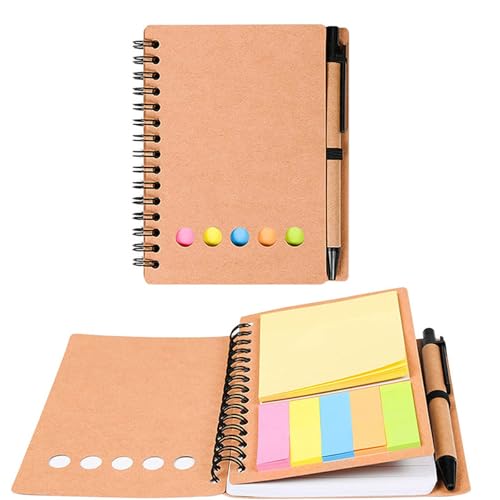 Luckwaii Kleine Geschenke für Kollegen Notizbuch mit Stift Lehrer Inspirierend Mitarbeiter Spirale Notizblock Kugelschreiber aus Holz Spirale Linierter Notizheft Kugelschreiber Abschiedsgeschenk Luckwaii Kleine Geschenke für Kollegen Notizbuch mit Stift Lehrer Inspirierend Mitarbeiter Spirale Notizblock Kugelschreiber aus Holz Spirale Linierter Notizheft Kugelschreiber Abschiedsgeschenk von Luckwaii