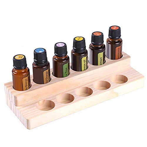 Ätherisches Öl Display Ständer Gestell Halter Organisator, 11 Loch Ätherische Öle Flasche Duftöl Aromaöl Organizer Ständer Aufbewahrung Für Nagellack, Duftöle, Ätherische Öle, Stain Und Lippenstift von Luckxing