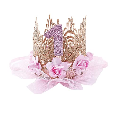 Baby Geburtstagskrone 1 Jahr Geburtstag Krone Baby Geburtstagskrone Mit Geburtstagstorte Topper, Baby Haarband Geburtstagshut Kindergeburtstag Krone Mädchen Für Geburtstag Geschenk Und Geburtstagsdeko Baby Geburtstagskrone 1 Jahr Geburtstag Krone Baby Geburtstagskrone Mit Geburtstagstorte Topper, Baby Haarband Geburtstagshut Kindergeburtstag Krone Mädchen Für Geburtstag Geschenk Und Geburtstagsdeko von Luckxing