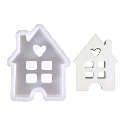 Haus Silikonformen Gießformen Häuser Kerzenformen Zum Gießen, Silikonform Haus Mit Fenster, Kerzenform Seifenform Epoxidharz Formen Haus Silikonform Für Sojawachs Kerzen, Seife, Gips, Handwerk Haus Silikonformen Gießformen Häuser Kerzenformen Zum Gießen, Silikonform Haus Mit Fenster, Kerzenform Seifenform Epoxidharz Formen Haus Silikonform Für Sojawachs Kerzen, Seife, Gips, Handwerk von Luckxing