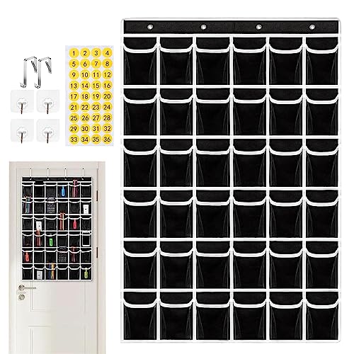 Luckxing Klassenzimmer-Wandorganisator - Transparente Wandtaschen für Telefone | Wandmontierte Aufbewahrungstaschen mit 36 Fächern und Nummernaufkleber für Schule, Klassenzimmer, Bibliotheken Luckxing Klassenzimmer-Wandorganisator - Transparente Wandtaschen für Telefone | Wandmontierte Aufbewahrungstaschen mit 36 Fächern und Nummernaufkleber für Schule, Klassenzimmer, Bibliotheken von Luckxing