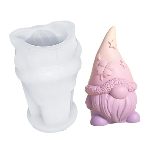 Silikonformen Gießformen Ostern Silikonform, Zwergform Osterwichtel Silikonform Ostern, 3D Zwergform Silikonformen Gießformen Kunstharz 3D Ostern Geschenk Wichtel Figuren Kerzen-Gießform Für Dekorativ von Luckxing