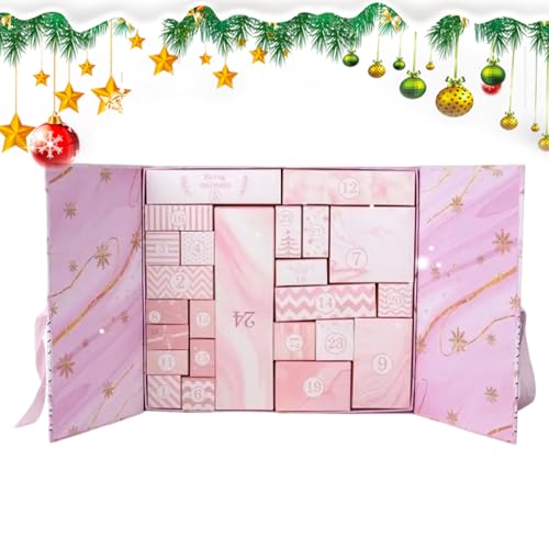Weihnachts-Countdown-Box, Weihnachtsdekoration Fensterschmuck Mit Türchen Zum Befüllen, Feste Aufbewahrungsbox Leer Für Kinderfeste Aktivitäten Kinderzusammenkünfte Mädchen Weihnachts-Countdown-Box, Weihnachtsdekoration Fensterschmuck Mit Türchen Zum Befüllen, Feste Aufbewahrungsbox Leer Für Kinderfeste Aktivitäten Kinderzusammenkünfte Mädchen von Luckxing