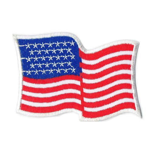Lucky Patches, Aufnäher, Applikation, Aufbügler, Iron on Patch - Amerika, Star, Stern, USA, Stars and Stripes, Flagge, Fahne (Flagge) von Lucky Patches