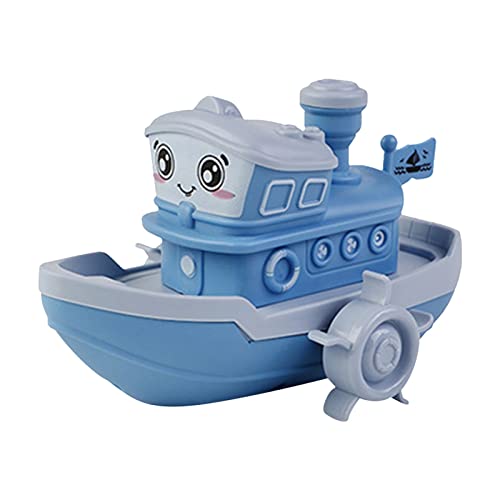Luckywaqng für und Mädchen, Kinderbad, Wasserbad, Wasserspiel, zum Aufziehen, Schiff Geschenkpapier (Blue, One Size) von Luckywaqng