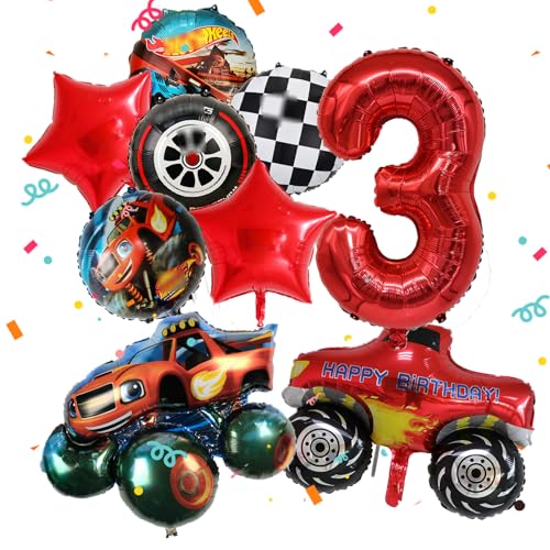 Auto Luftballons Geburtstag Deko 3 Jahre Junge- Hot Whels Geburtstagsdeko 3 Jahr Wheels Ballon 3. Geburtstag Deko Car Happy Birthday Folienballons Kindergeburtstag für Kinder Racing Party Supplies Auto Luftballons Geburtstag Deko 3 Jahre Junge- Hot Whels Geburtstagsdeko 3 Jahr Wheels Ballon 3. Geburtstag Deko Car Happy Birthday Folienballons Kindergeburtstag für Kinder Racing Party Supplies von Luclay
