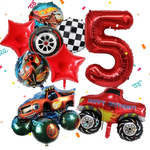 Auto Luftballons Geburtstag Deko 5 Jahre Junge- Hot Whels Geburtstagsdeko 5 Jahr Wheels Ballon 5. Geburtstag Deko Car Happy Birthday Folienballons Kindergeburtstag für Kinder Racing Party Supplies Auto Luftballons Geburtstag Deko 5 Jahre Junge- Hot Whels Geburtstagsdeko 5 Jahr Wheels Ballon 5. Geburtstag Deko Car Happy Birthday Folienballons Kindergeburtstag für Kinder Racing Party Supplies von Luclay