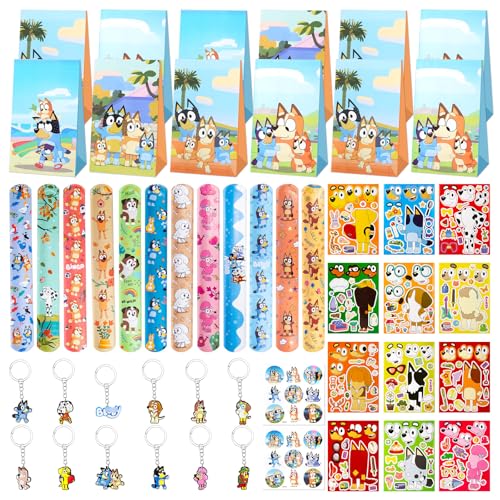 Blue-y Party Mitgebsel Kindergeburtstag Set- 70Pcs Party Geschenke Mitbringsel Party Favor Spielzeug mit Schnapparmband Abzeichen Geschenktüten Aufkleber Ostergeschenke Füllstoffe für Mädchen Jungen Blue-y Party Mitgebsel Kindergeburtstag Set- 70Pcs Party Geschenke Mitbringsel Party Favor Spielzeug mit Schnapparmband Abzeichen Geschenktüten Aufkleber Ostergeschenke Füllstoffe für Mädchen Jungen von Luclay