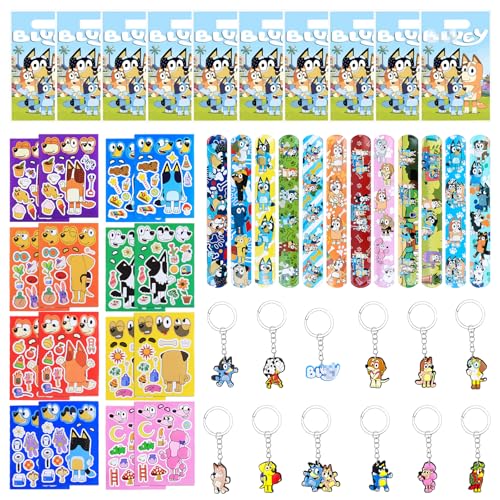 Blue-y Party Mitgebsel Kindergeburtstag Set- Blue Party Geschenke Mitbringsel Party Favor Spielzeug mit Schnapparmband Abzeichen Geschenktüten Aufkleber Ostergeschenke Füllstoffe für Mädchen Jungen Blue-y Party Mitgebsel Kindergeburtstag Set- Blue Party Geschenke Mitbringsel Party Favor Spielzeug mit Schnapparmband Abzeichen Geschenktüten Aufkleber Ostergeschenke Füllstoffe für Mädchen Jungen von Luclay