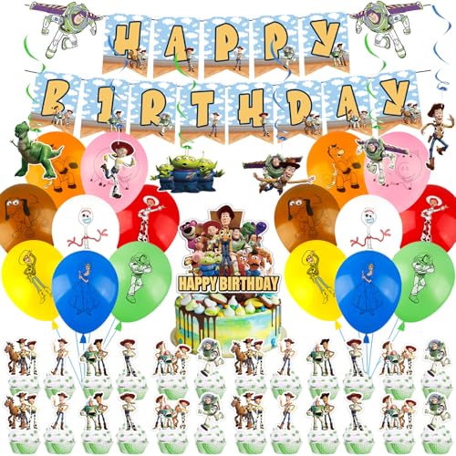Geburtstags Deko Luftballons- Cartoon Ballons Kindergeburtstag Dekoration Luftballons Party Supplies mit Birthday Banner Tortendeko Geburtstags Party Dekorationen für Kinder Mädchen Babypartys Geburtstags Deko Luftballons- Cartoon Ballons Kindergeburtstag Dekoration Luftballons Party Supplies mit Birthday Banner Tortendeko Geburtstags Party Dekorationen für Kinder Mädchen Babypartys von Luclay