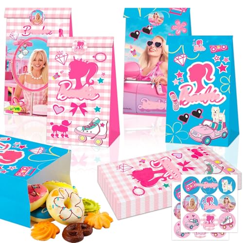 Geschenktüten Bar-Bi 12Pcs Bar-Bi Papiertüten 18 Aufkleber Sticker Kinder Party Geschenktüte Prinzessin Mitgebsel Kindergeburtstag Candy Bar Süßigkeiten Tüten Geschenken Giveaways Party Bags Supplies Geschenktüten Bar-Bi 12Pcs Bar-Bi Papiertüten 18 Aufkleber Sticker Kinder Party Geschenktüte Prinzessin Mitgebsel Kindergeburtstag Candy Bar Süßigkeiten Tüten Geschenken Giveaways Party Bags Supplies von Luclay