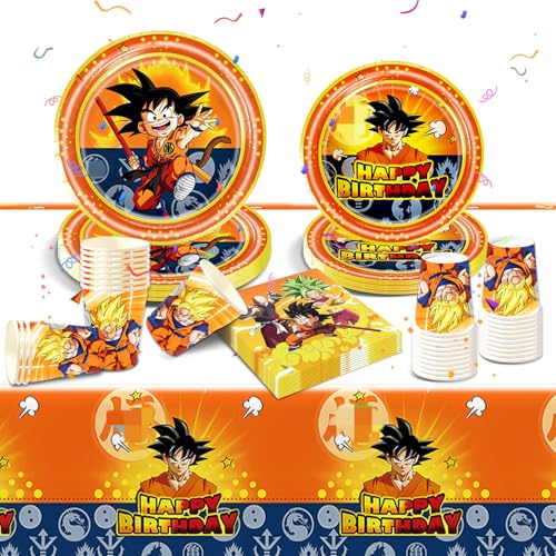 Papp Geburtstag Party Pappteller Kindergeburtstag- Anime Partygeschirr Set Birthday Dragon Geburtstagsdeko Mädchen Junge Geschirr Party Tableware Supplies Kit Teller Tischdecke Servietten Tassen Papp Geburtstag Party Pappteller Kindergeburtstag- Anime Partygeschirr Set Birthday Dragon Geburtstagsdeko Mädchen Junge Geschirr Party Tableware Supplies Kit Teller Tischdecke Servietten Tassen von Luclay