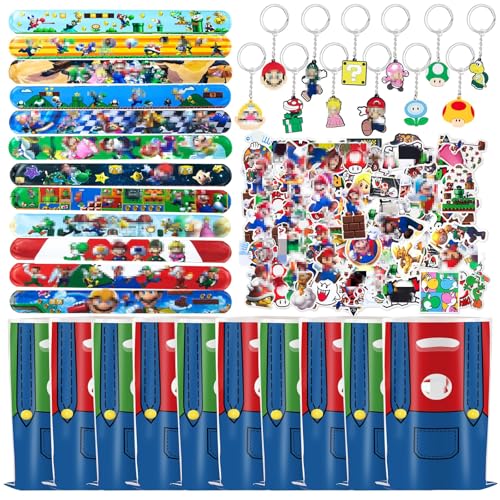 Party Mitgebsel Geschenke Kinder- Bros Party Mitbringsel Kindergeburtstag Set Favor Spielzeug mit Schnapparmband Stickers Abzeichen Geschenktüten Aufkleber Ostergeschenke Füllstoffe für Mädchen Jungen Party Mitgebsel Geschenke Kinder- Bros Party Mitbringsel Kindergeburtstag Set Favor Spielzeug mit Schnapparmband Stickers Abzeichen Geschenktüten Aufkleber Ostergeschenke Füllstoffe für Mädchen Jungen von Luclay