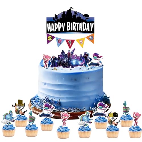 Tortendeko Kinder Spiel- Kuchen Deko Kindergeburtstag Tortendeko Game Cake Topper Set Happy Birthday Cupcake Topper für Kinder Jungen Geburtstag Party Kuchen Figuren DIY Torten Dekoration Supplies Tortendeko Kinder Spiel- Kuchen Deko Kindergeburtstag Tortendeko Game Cake Topper Set Happy Birthday Cupcake Topper für Kinder Jungen Geburtstag Party Kuchen Figuren DIY Torten Dekoration Supplies von Luclay