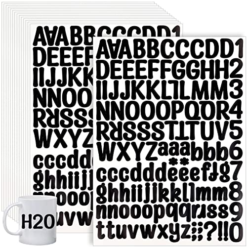 15 Blätter Buchstaben Aufkleber 1890 Stück Alphabete Klebebuchstaben, Selbstklebende Buchstaben, Schwarze Briefkasten Nummern Aufkleber Selbstklebende Buchstaben für Tür Adressnummer DIY Scrapbooking 15 Blätter Buchstaben Aufkleber 1890 Stück Alphabete Klebebuchstaben, Selbstklebende Buchstaben, Schwarze Briefkasten Nummern Aufkleber Selbstklebende Buchstaben für Tür Adressnummer DIY Scrapbooking von Lucomb