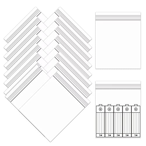 Klare Wiederverschließbare Plastikbeutel 7x10cm 200stk Grip Seal Zipper Plastiktüten Druckverschlußbeutel Zip Beutel Verschlussbeutel 100µm für Bonbons Vitamine Schmuck Batterie(8 Größen zur Auswahl) von LucyStudio