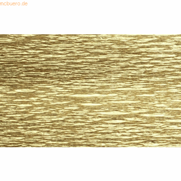 10 x Ludwig Bähr Bastelkrepp 250x50cm gold von Ludwig Bähr