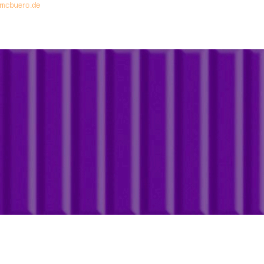 10 x Ludwig Bähr Bastelwellpappe 260g/qm 50x70cm violett von Ludwig Bähr