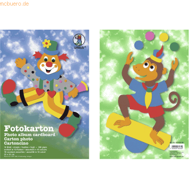 10 x Ludwig Bähr Fotokarton 300g/qm 23x33cmVE=10 Blatt 10 Farben sorti 10 x Ludwig Bähr Fotokarton 300g/qm 23x33cmVE=10 Blatt 10 Farben sorti von Ludwig Bähr