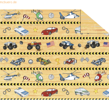 10 x Ludwig Bähr Fotokarton 'Bunte Fahrzeugwelt' 300g/qm A4 Motiv 02 von Ludwig Bähr