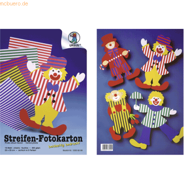 10 x Ludwig Bähr Fotokarton Streifen 300g/qm 23x33cm VE=10 Bogen 10 Fa 10 x Ludwig Bähr Fotokarton Streifen 300g/qm 23x33cm VE=10 Bogen 10 Fa von Ludwig Bähr