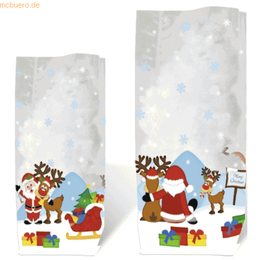 10 x Ludwig Bähr Geschenk-Bodenbeutel Weihnachtsmann 11,5x19cm 10 x Ludwig Bähr Geschenk-Bodenbeutel Weihnachtsmann 11,5x19cm von Ludwig Bähr