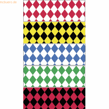 10 x Ludwig Bähr Tonpapier Rauten 130g/qm 23x33cm VE=10 Blatt 5 Farben 10 x Ludwig Bähr Tonpapier Rauten 130g/qm 23x33cm VE=10 Blatt 5 Farben von Ludwig Bähr