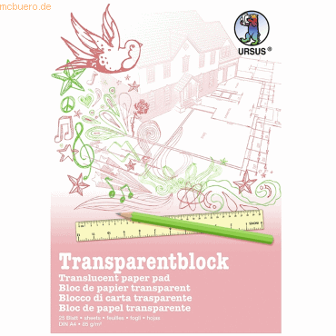 10 x Ludwig Bähr Transparentpapier Block 85g/qm A4 VE=25 Blatt weiß 10 x Ludwig Bähr Transparentpapier Block 85g/qm A4 VE=25 Blatt weiß von Ludwig Bähr