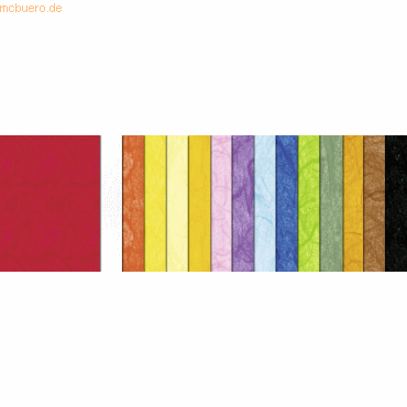 30 x Ludwig Bähr Strohseide 25g/qm 50x70cm Rolle VE=5 Bogen 15 Farben 30 x Ludwig Bähr Strohseide 25g/qm 50x70cm Rolle VE=5 Bogen 15 Farben von Ludwig Bähr