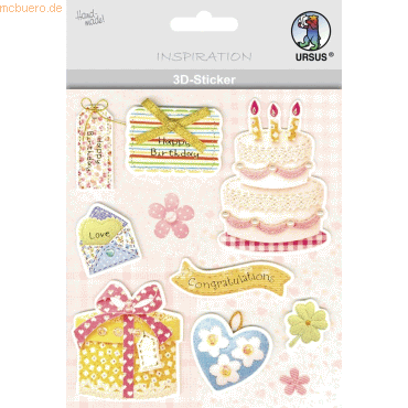 5 x Ludwig Bähr 3D-Sticker Motiv 13 - Geschenke 5 x Ludwig Bähr 3D-Sticker Motiv 13 - Geschenke von Ludwig Bähr