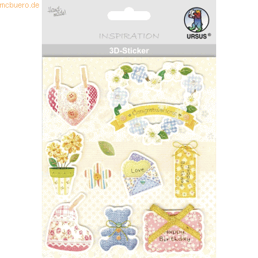 5 x Ludwig Bähr 3D-Sticker Motiv 14 - sortiert 5 x Ludwig Bähr 3D-Sticker Motiv 14 - sortiert von Ludwig Bähr
